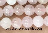 CMG408 15.5 inches 4mm round pink morganite beads wholesale