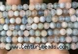 CMG420 15.5 inches 6mm round natural morganite gemstone beads