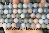 CMG422 15.5 inches 10mm round natural morganite gemstone beads