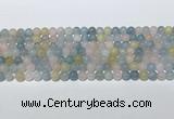 CMG440 15.5 inches 6mm round morganite gemstone beads wholesale