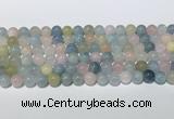 CMG441 15.5 inches 8mm round morganite gemstone beads wholesale