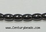 CMH145 15.5 inches 4*6mm rice magnetic hematite beads wholesale