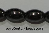 CMH149 15.5 inches 8*12mm rice magnetic hematite beads wholesale