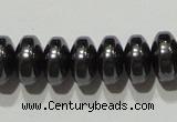 CMH167 15.5 inches 5*8mm rondelle magnetic hematite beads