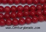 CMJ107 15.5 inches 6mm round Mashan jade beads wholesale