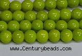 CMJ219 15.5 inches 6mm round Mashan jade beads wholesale