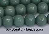 CMJ285 15.5 inches 12mm round Mashan jade beads wholesale