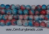 CMJ659 15.5 inches 4mm round rainbow jade beads wholesale