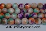 CMJ723 15.5 inches 6mm round rainbow jade beads wholesale