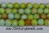 CMJ737 15.5 inches 6mm round rainbow jade beads wholesale