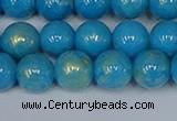 CMJ951 15.5 inches 6mm round Mashan jade beads wholesale