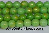 CMJ975 15.5 inches 4mm round Mashan jade beads wholesale