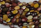 CMK22 15.5 inches 8*12mm faceted oval mookaite beads wholesale