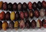 CMK221 15.5 inches 6*10mm rondelle mookaite gemstone beads