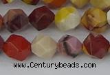 CMK325 15.5 inches 8mm faceted nuggets mookaite gemstone beads