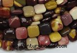 CMK77 15.5 inches 10*10mm square mookaite gemstone beads wholesale