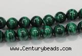 CMN151 AA grade 8mm round natural malachite beads Wholesale