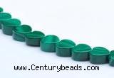 CMN18 A grade 3*6mm heart natural malachite beads Wholesale
