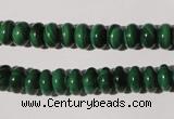 CMN205 15.5 inches 5*8mm rondelle natural malachite beads wholesale