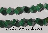 CMN247 15.5 inches 8*8mm cube natural malachite beads wholesale