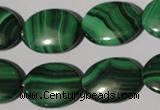 CMN275 15.5 inches 15*20mm oval natural malachite beads wholesale