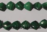 CMN289 15.5 inches 10*10mm trapezoid natural malachite beads