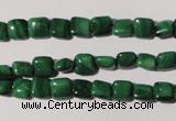 CMN291 15.5 inches 6*6mm square natural malachite beads wholesale