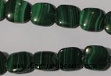 CMN294 15.5 inches 12*12mm square natural malachite beads wholesale