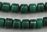 CMN408 15.5 inches 5*6mm tyre natural malachite beads wholesale