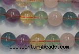 CMQ213 15.5 inches 10mm round multicolor quartz gemstone beads