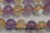 CMQ218 15.5 inches 12mm round multicolor quartz gemstone beads