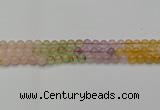 CMQ322 15.5 inches 8mm round mixed quartz beads wholesale