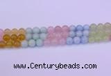 CMQ363 15.5 inches 10mm round rainbow quartz beads wholesale