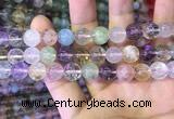 CMQ452 15.5 inches 10mm round rainbow quartz beads wholesale