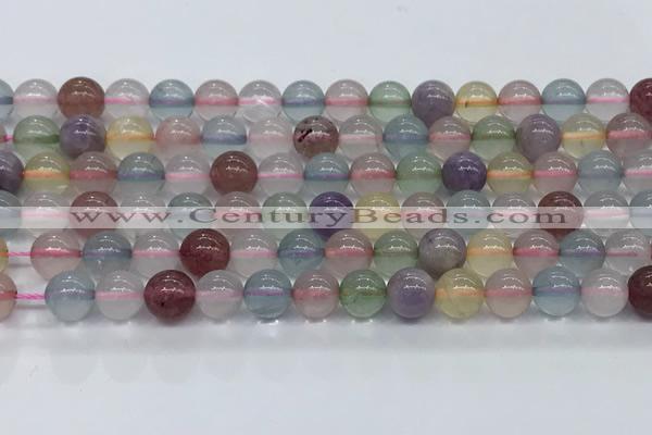 CMQ571 15.5 inches 8mm round mixed quartz beads wholesale