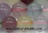 CMQ572 15.5 inches 10mm round mixed quartz beads wholesale