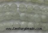 CMS1055 15.5 inches 6mm faceted round grey moonstone beads wholesale