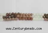 CMS1083 15.5 inches 10mm round mixed moonstone beads wholesale