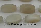 CMS1140 15.5 inches 10*16mm oval moonstone gemstone beads