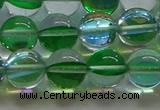 CMS1603 15.5 inches 10mm round synthetic moonstone beads wholesale