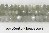 CMS1657 15.5 inches 6*12mm - 8*13mm faceted tyre moonstone beads