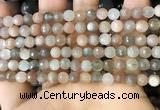 CMS1692 15.5 inches 6mm faceted round rainbow moonstone beads