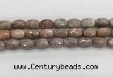 CMS1776 15.5 inches 12*16mm faceted rice AB-color moonstone beads