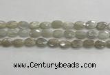 CMS1806 15.5 inches 8*12mm faceted oval AB-color moonstone beads