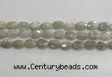 CMS1806 15.5 inches 8*12mm faceted oval AB-color moonstone beads