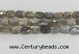 CMS1825 15.5 inches 12*16mm faceted rectangle AB-color moonstone beads