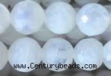 CMS1860 15.5 inches 6mm faceted round white moonstone gemstone beads