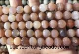 CMS1893 15.5 inches 10mm faceted round rainbow moonstone beads