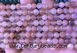 CMS1954 15.5 inches 6mm faceted round rainbow moonstone beads