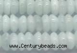 CMS2135 15 inches 2.5*6mm rondelle blue moonstone beads